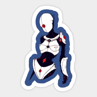 robot sci-fi Sticker